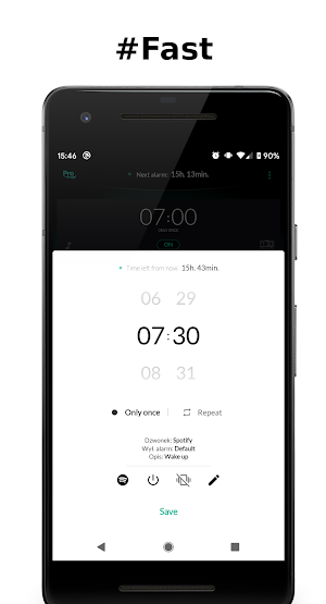 Alarmore - alarm clock for YouTube, Reminder Screenshot 1