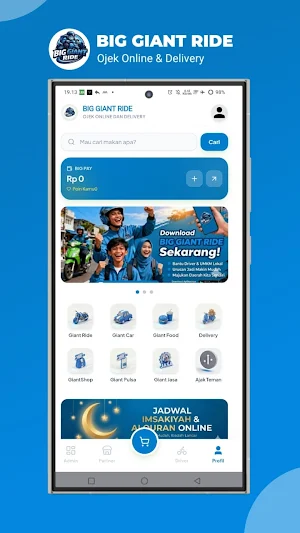 Big Giant Ride - Ojek & Kurir Screenshot 0