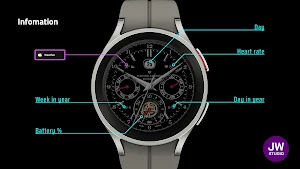 JW114 jwstudio watchface Screenshot 1