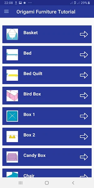 Easy Origami Furniture Craft with Paper Screenshot 0