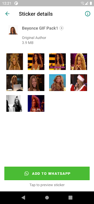 Beyonce Stickers Pack Screenshot 2