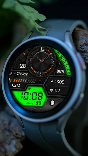 Hybrid Sport DINO Watchface Screenshot 3