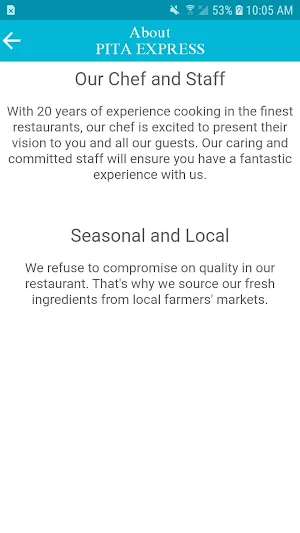 Pita Express Screenshot 3