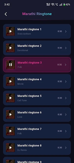 Marathi Ringtone मराठी रिंगटोन Screenshot 1