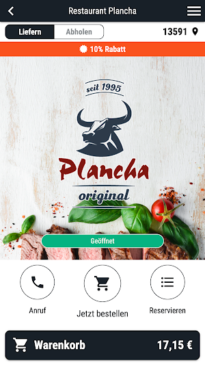 Restaurant Plancha Screenshot 0