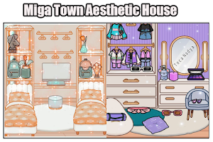 Miga Town Aesthetic House Screenshot 2