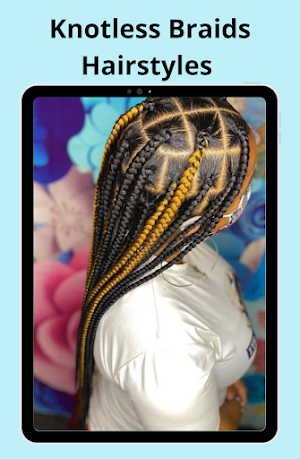 Knotless Braids Hairstyles Screenshot 0
