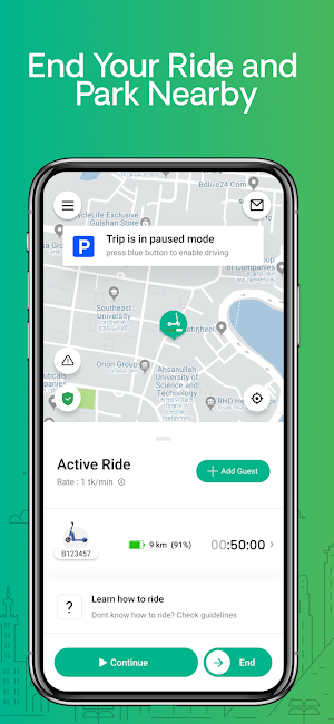 Kaha - eBike Sharing Screenshot 3