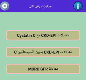 GFR Calculator Screenshot 2
