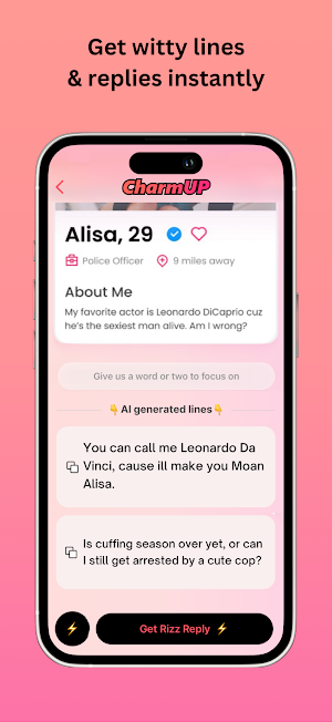 CharmUp AI: Dating Assistant Screenshot 2