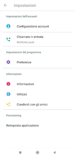 VoiPiù Mobile Screenshot 0