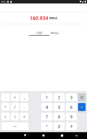 Mile KiloMeter Calc Screenshot 3