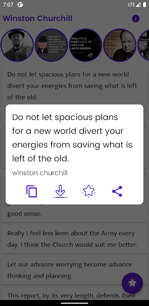 Winston Churchill and Sayings Screenshot 0