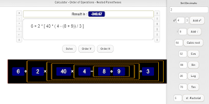 Calculator Parentheses - Order of Operations Screenshot 3