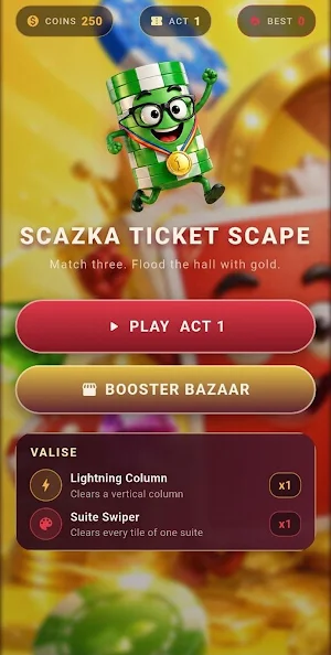 Scazka Ticket Scape Screenshot 0