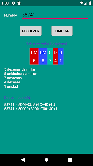Valor Posicional Numero Screenshot 1