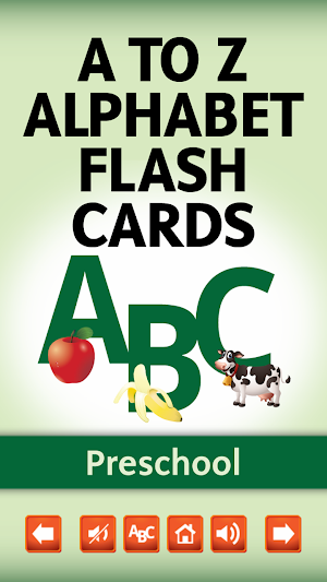 A To Z Alphabet Flash Cards Screenshot 3