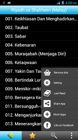 Riyad us Saliheen (Melayu) Screenshot 1