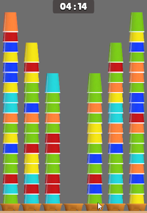 Cups Stack Sort Screenshot 1