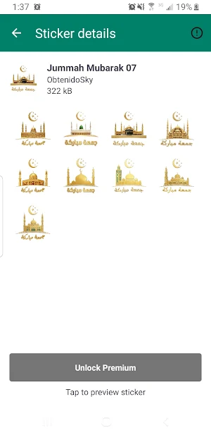 Arabic Stickers Screenshot 1