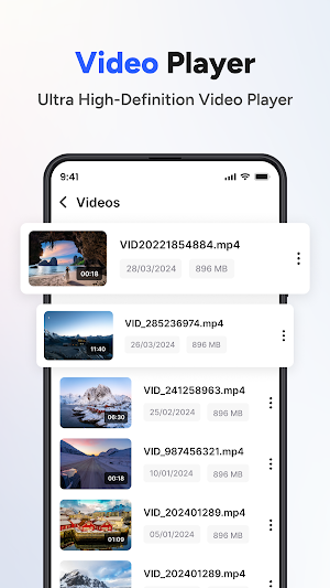 Blue Film Video Player Screenshot 2