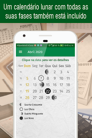 Calendário 2020 com feriados, calendário brasil Screenshot 3