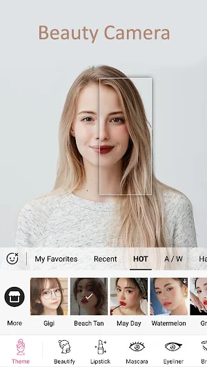XFace - Beauty Cam, Pic Editor Screenshot 1