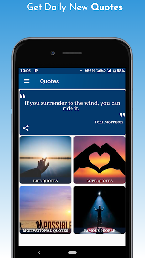 Quotes -for Life & Positivity Screenshot 0