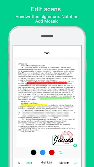 PDF Scanner Screenshot 3