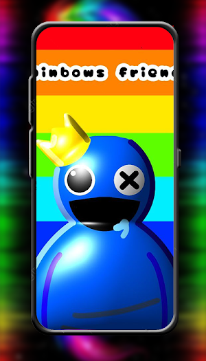 Blue Rainbow Friend Wallpaper Screenshot 0