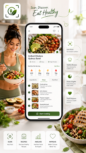 Calorie Counter : FoodLens AI Screenshot 2