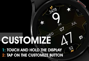 Dream 57 Futuristic Watch Face Screenshot 2
