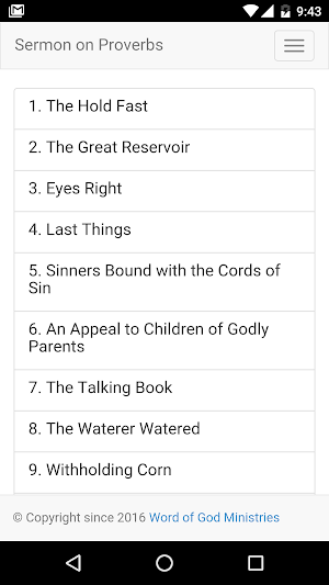 Sermon on Proverbs CH Spurgeon Screenshot 0