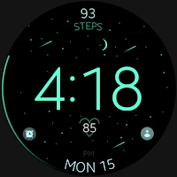 Battery v6 minimal watch face