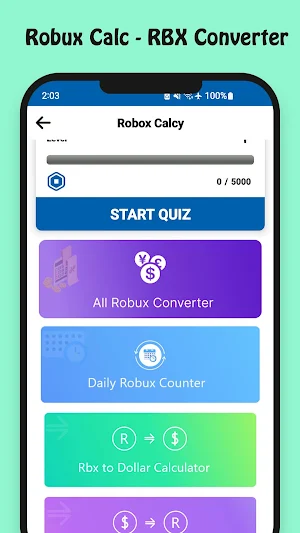 Robux Calc and RBX Converter Screenshot 0