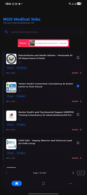 NGO Medical Jobs Screenshot 0