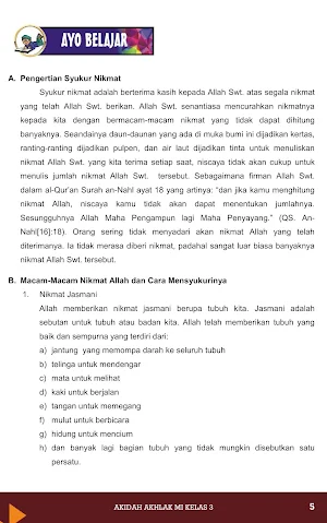 Akidah Akhlak MI Kelas 3 2020 Screenshot 2