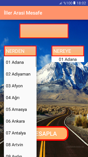 İller Arası Mesafe Screenshot 2