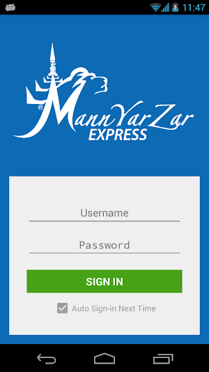 Mann Yar Zar Express Bus Screenshot 0