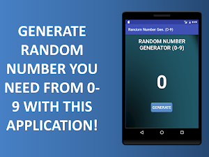 Random Number Generator (0-9) Screenshot 2