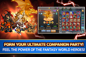 Raid the Dungeon : Idle RPG Heroes AFK or Tap Tap Screenshot 1
