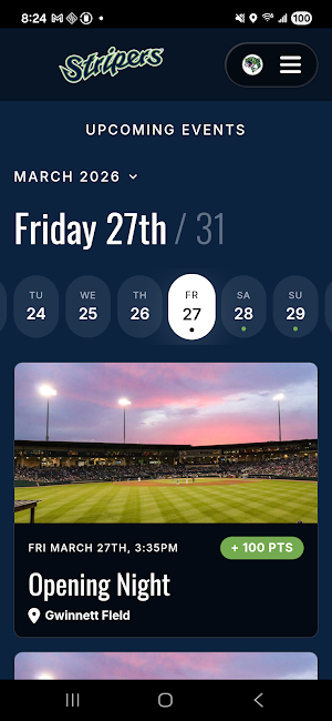 Stripers Rewards Screenshot 2