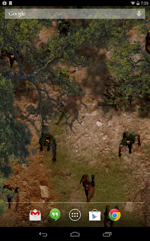 Zombie Horde Live Wallpaper Screenshot 1