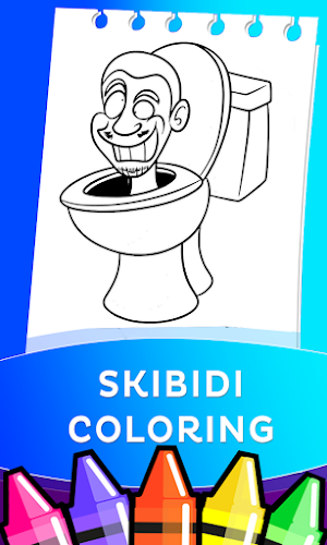 Toilet Coloring pages Screenshot 2