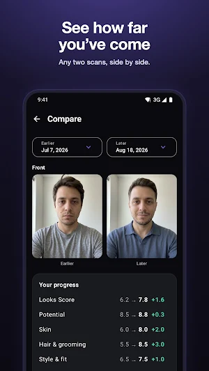 LooksGauge: AI Glow Up Coach Screenshot 3