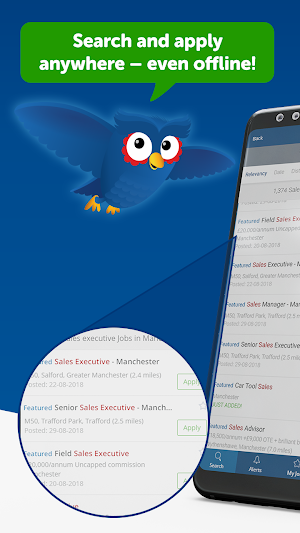 CV-Library Job Search Screenshot 1