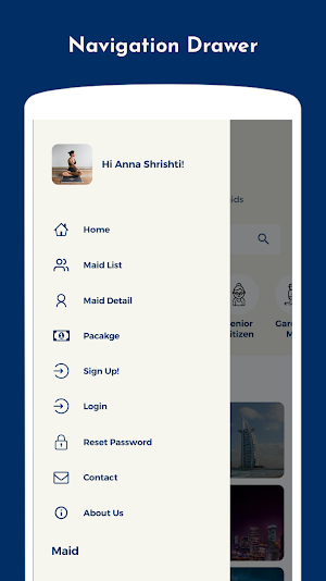 Maid Finder React Native Theme Screenshot 1