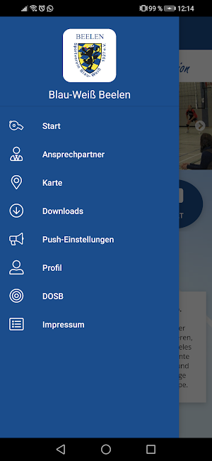 Blau-Weiß Beelen Screenshot 1