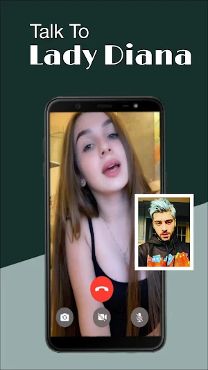 Lady Diana - Fake Video Call Screenshot 0