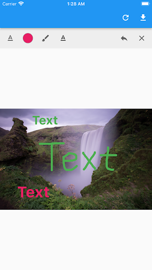 文字in画像 - 写真に文字入れ 手書き テキスト Screenshot 0